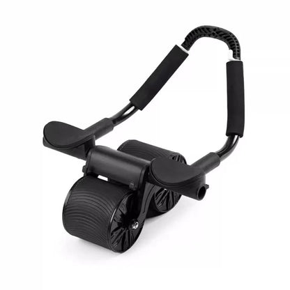 Elbow-supported plank ab wheel