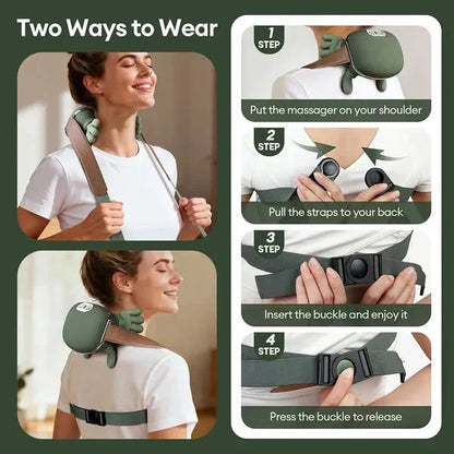 PurePulse™ Neck & Shoulder Massager with Heat Therapy