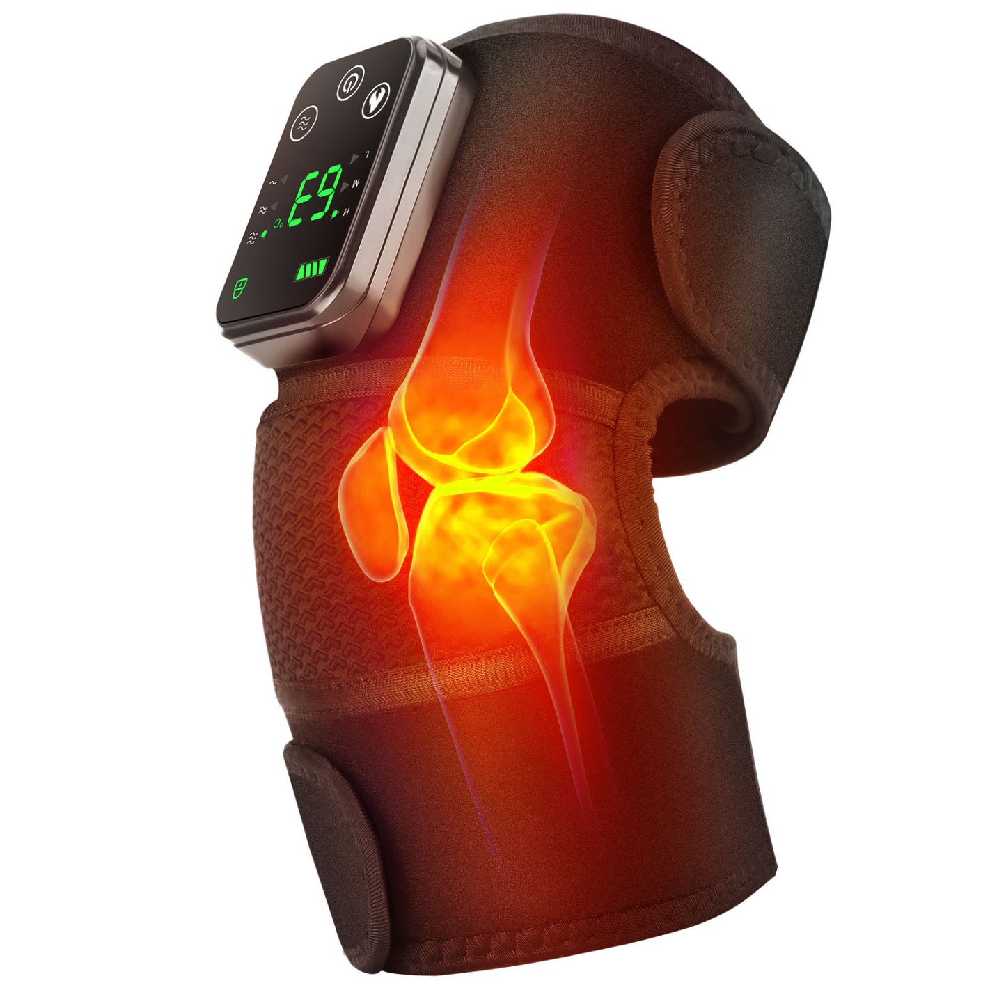 Electric Heating Knee Massager with Vibration and Heat Therapy